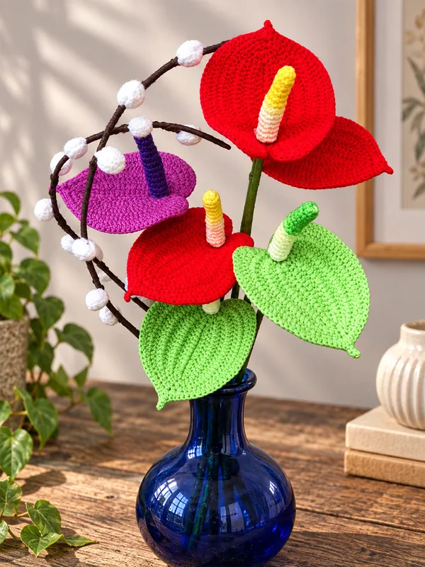 Crochet anthurium